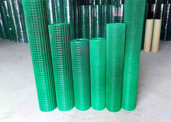 провод длины 18m зеленый пластиковый покрытый ограждая Pvc панелей покрыл ячеистую сеть Rolls