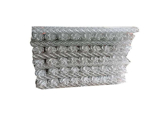 Покрытая цинком сетка циклона ограждая сетку диаманта 60*60mm покрытую Pvc