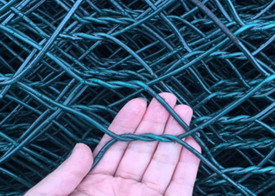 Анти- въедливая ячеистая сеть Gabion обшивает панелями шестиугольный двойной переплетенный соткать