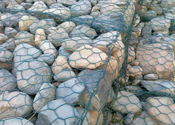 Анти- въедливая ячеистая сеть Gabion обшивает панелями шестиугольный двойной переплетенный соткать