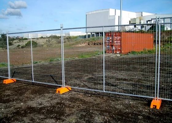 загородка конструкции 2100X2400mm временная обшивает панелями гальванизированный стандарт